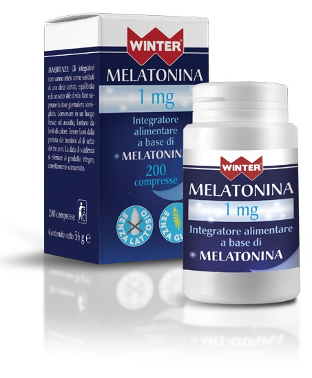 WINTER MELATONINA 1 MG 200 COMPRESSE - pharmaluna