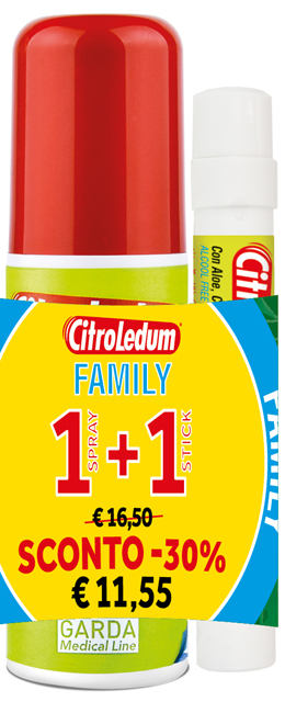 CITROLEDUM FAMILY KIT SPRAY 75 ML + STICK 10 ML - pharmaluna