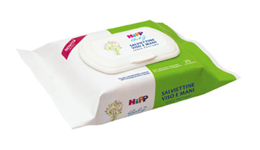 HIPP SALVIETTINE VISO&MANI 1X20 PEZZI - pharmaluna