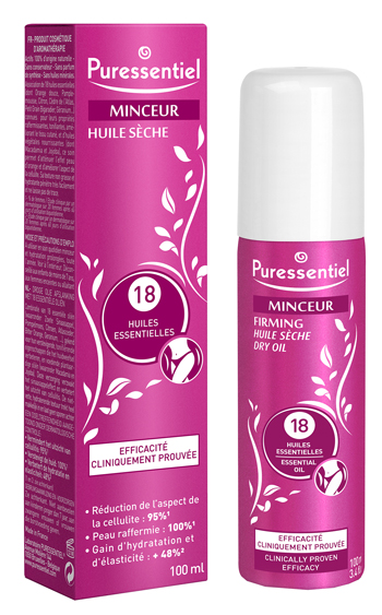 PURESSENTIEL SNELLENTE OLIO SECCO ANTICELLULITE AI 18 OLI ESSENZIALI 100 ML - pharmaluna