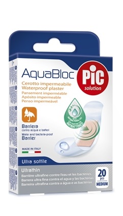 CEROTTO PIC AQUABLOC 19X72MM ANTIBATTERICO 20 PEZZI - pharmaluna
