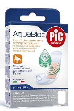 CEROTTO PIC AQUABLOC 5X7 STERILE ANTIBATTERICO 5 PEZZI - pharmaluna