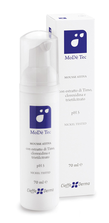 MODE' TEC MOUSSE ATTIVA 70 ML - pharmaluna