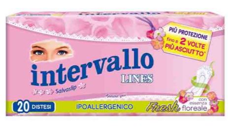 LINES INTERVALLO PROTEGGISLIP FRESH DISTESO 20 PEZZI - pharmaluna