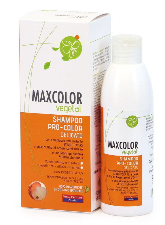 MAXCOLOR VEGETAL SHAMPOO PROTETTIVO PROCOLOR 200 ML - pharmaluna