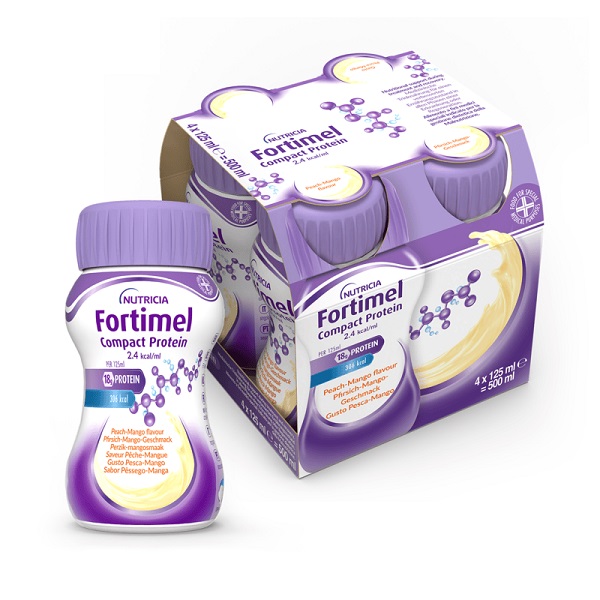 FORTIMEL COMPACT PRO PESCA- MANGO 4X125 ML - pharmaluna