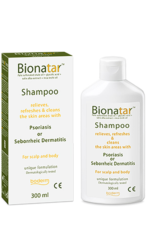 BIONATAR SHAMPOO INDICATO IN PRESENZA DI SINTOMI DI PSORIASI E DERMATITE SEBORROICA 200 ML - pharmaluna