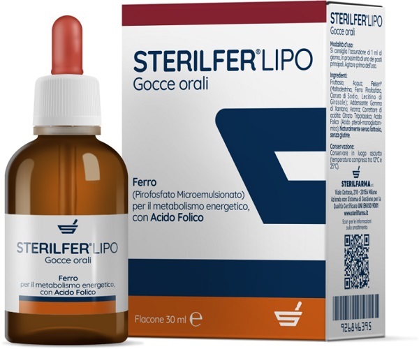 STERILFER LIPO GOCCE 30 ML - pharmaluna