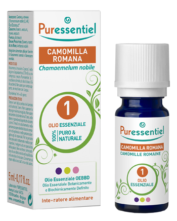 PURESSENTIEL CAMOMILLA ROMANA OLIO ESSENZIALE 5 ML - pharmaluna