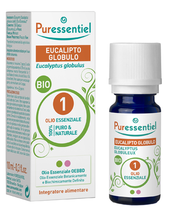 PURESSENTIEL EUCALIPTO GLOBULO OLIO ESSENZIALE BIO 10 ML - pharmaluna