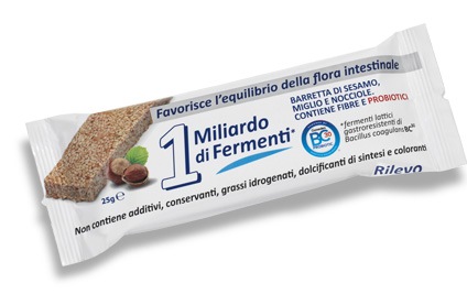 RILEVO 1 MILIARDO DI FERMENTI BARRETTA DI SESAMO, MIGLIO E NOCCIOLE - pharmaluna