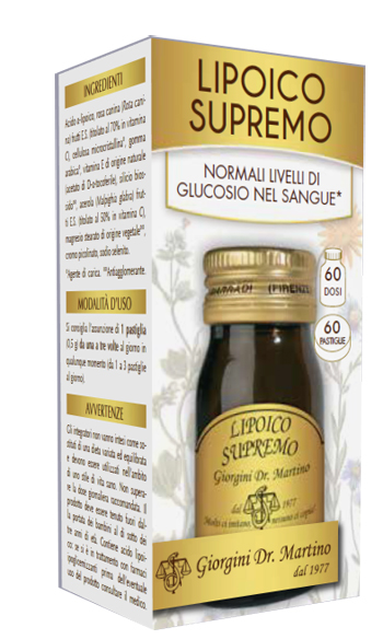 LIPOICO SUPREMO 60 PASTIGLIE - pharmaluna