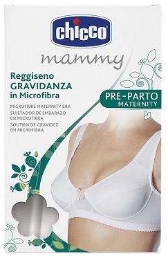 CHICCO MAMMY REGGISENO MICROFIBRA GRAVIDANZA BIANCO 4C - pharmaluna