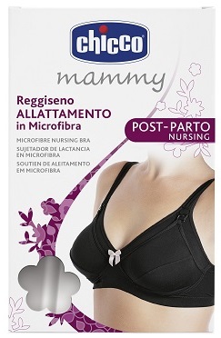 CHICCO MAMMY REGGISENO MICROFIBRA ALLATTAMENTO NERO 4D - pharmaluna