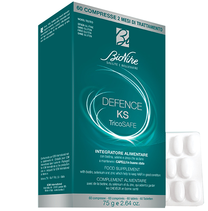 DEFENCE KS TRICOSAFE 36 COMPRESSE - pharmaluna