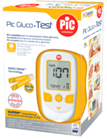 PIC GLUCOTEST KIT GLUCOMETRO - pharmaluna