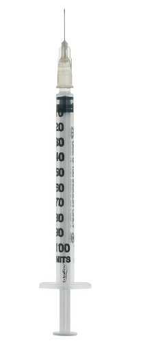 SIRINGA PER INSULINA EXTRAFINE 1ML 100 UI AGO REMOVIBILE 27 GAUGE 0,40X12 MM 1 PEZZO - pharmaluna