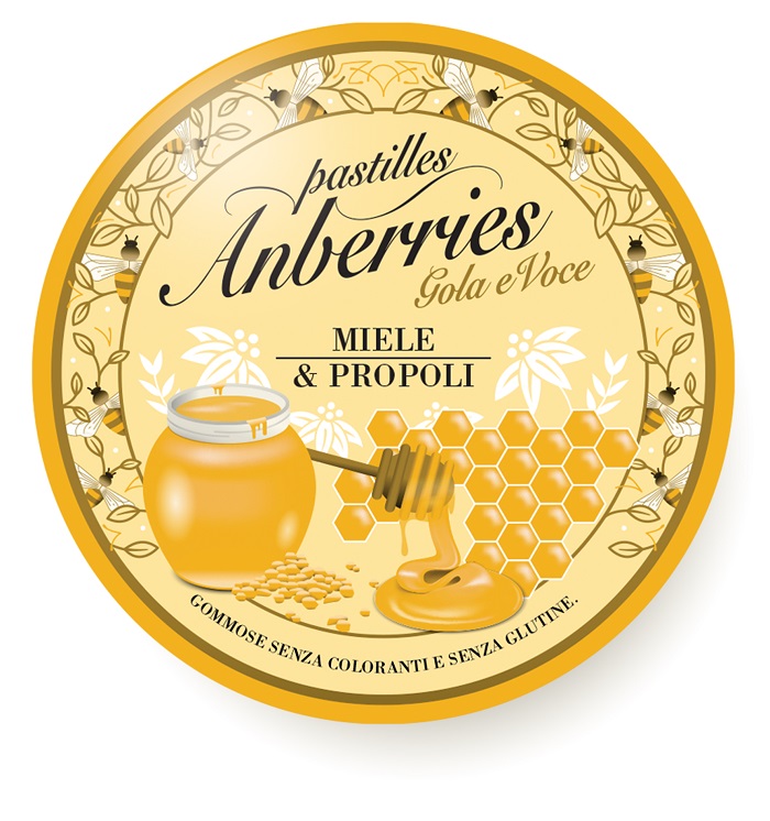 ANBERRIES MIELE PROPOLI 55 G - pharmaluna