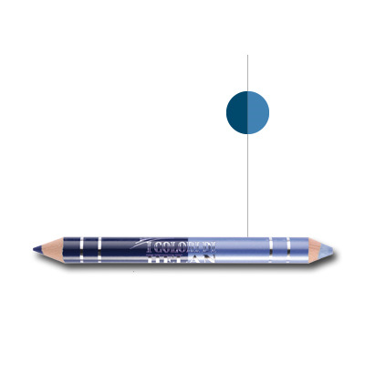 I COLORI DI HELAN BIO MATITA DUO OCCHI AVIO BLU NOTTE - pharmaluna