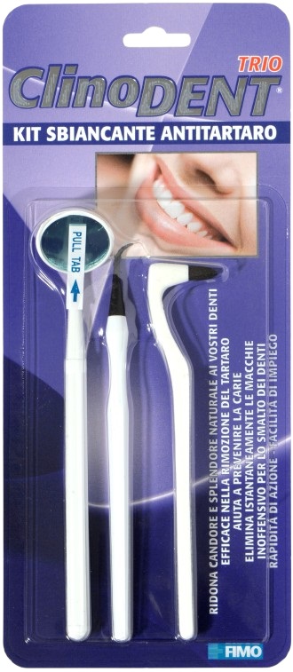 CLINODENT TRIO SBIANCANTE ANTI TARTARO 1 PEZZO - pharmaluna