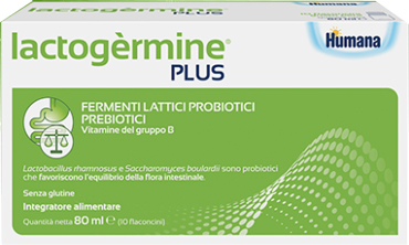 LACTOGERMINE PLUS FERMENTI LATTICI 10 FLACONCINI - pharmaluna