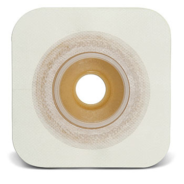 PLACCA CONVESSA NATURA+ PRETAGLIATA 19 MM FLANGIA 45 MM DURAHESIVE E CEROTTO MICROPOROSO 5 PEZZI - pharmaluna