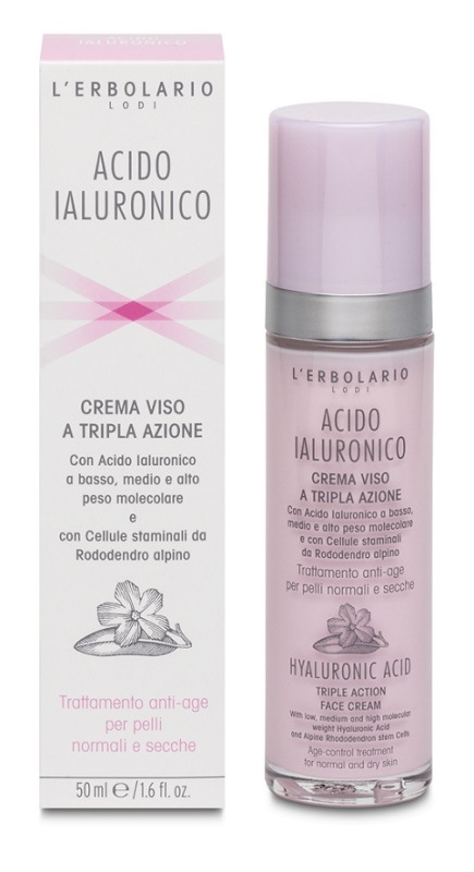 CREMA VISO ACIDO IALURONICO PELLI NORMALI SECCHE 50 ML - pharmaluna