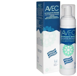 AVEC DETERGENTE MOUSSE 200 ML - pharmaluna