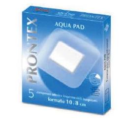 GARZA COMPRESSA PRONTEX AQUA PAD 10X8CM 5 PEZZI - pharmaluna