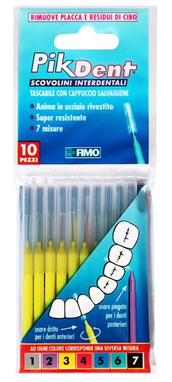 PIKDENT STUZZICOLINO 3 GI 10PZ - pharmaluna
