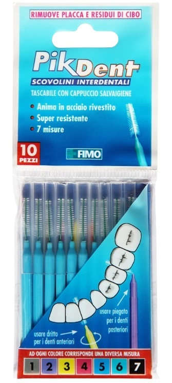 PIKDENT STUZZICOLINO 5AZZ 10PZ - pharmaluna