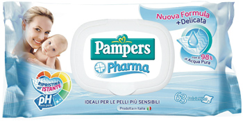 PAMPERS PHARMA SALVIETTE SENS 63 PEZZI - pharmaluna