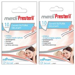 CEROTTO PER SUTURA MEDIPRESTERIL 6,4X108 MM 10 PEZZI - pharmaluna