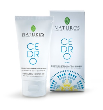 NATURES CEDRO UOMO BALSAMO DOPOBARBA PELLI SENSIBILI 75 ML - pharmaluna