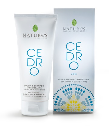 NATURE'S CEDRO UOMO DOCCIASHAMPOO ENERGIZZANTE 200 ML - pharmaluna