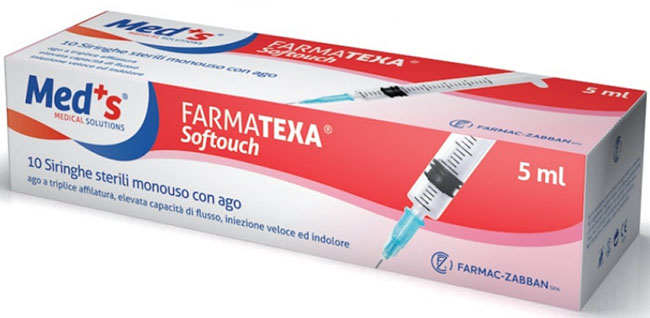 SIRINGA MEDS 5 ML 14 GAUGE 10 PEZZI - pharmaluna