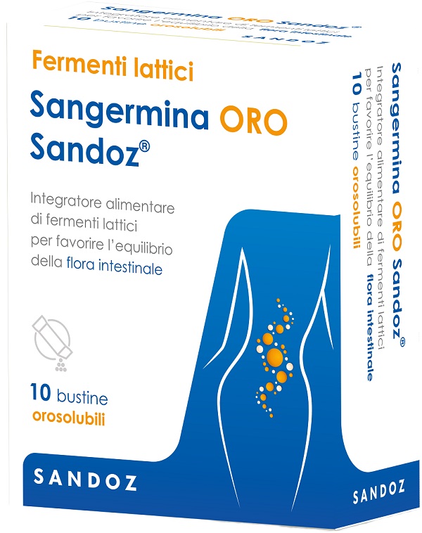 SANGERMINA ORO 10 BUSTINE OROSOLUBILE - pharmaluna