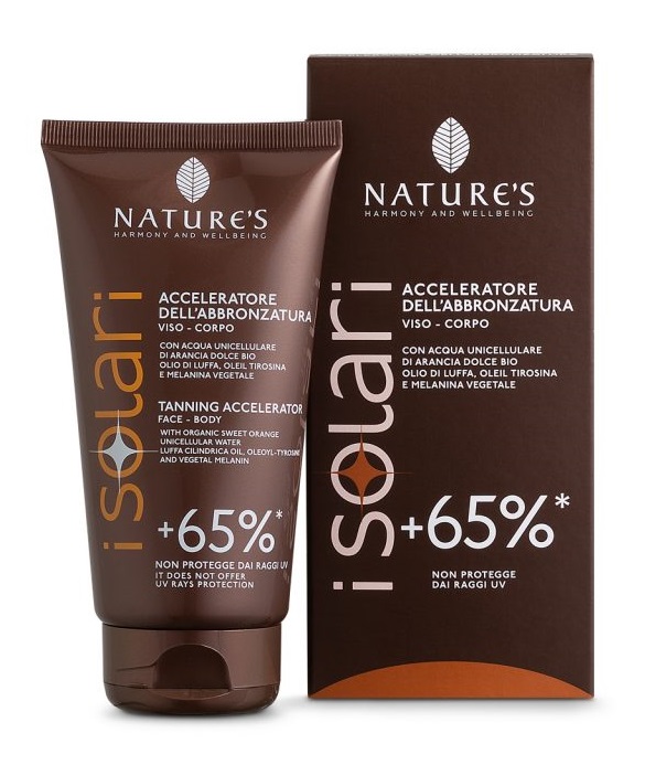 NATURES I SOLARI ACCELERATORE DELL'ABBRONZATURA +65% 150 ML - pharmaluna