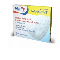 CEROTTO FARMACTIVE CICATRICI 5X7,5CM 4 PEZZI - pharmaluna