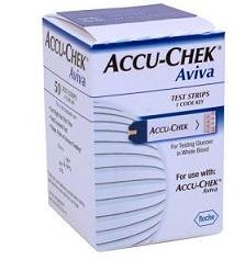 STRISCE MISURAZIONE GLICEMIA ACCU-CHEK AVIVA BRK RETAIL 50 PEZZI - pharmaluna