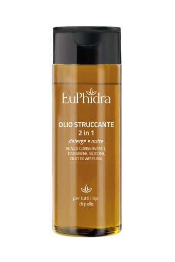 EUPHIDRA OLIO DETERGENTE STRUCCANTE IN FLACONE DA 100 ML CON ASTUCCIO - pharmaluna