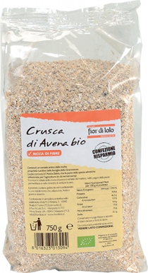CRUSCA DI AVENA BIO 750 G - pharmaluna