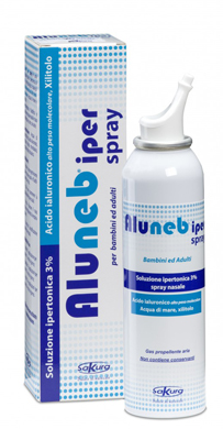 ALUNEB SOLUZIONE IPERTONICA 3% SPRAY NASALE 125 ML - pharmaluna