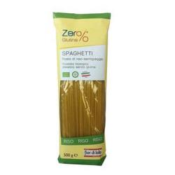 ZERO% GLUTINE SPAGHETTI DI RISO INTEGRALE SENZA GLUTINE BIO 500 G - pharmaluna
