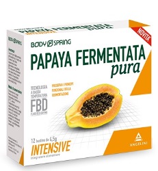 BODY SPRING PAPAYA FERMENTATA PURA INTENSIVE 12 BUSTINE - pharmaluna