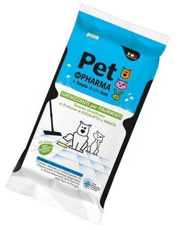 PET IN PHARMA PANNI IGIENE PAVIMENTO 12 PEZZI - pharmaluna