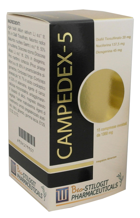 CAMPEDEX-5 15 COMPRESSE OVOIDALI 18 G - pharmaluna