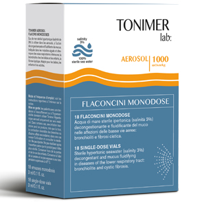 TONIMER LAB AEROSOL 18 FLACONCINI 3 ML MONODOSE - pharmaluna