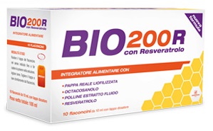 BIO200 R RESVERATROLO 10 FLACONCINI 10 ML - pharmaluna