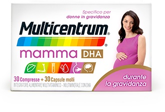MULTICENTRUM MAMMA DHA 30 COMPRESSE + 30 CAPSULE - pharmaluna